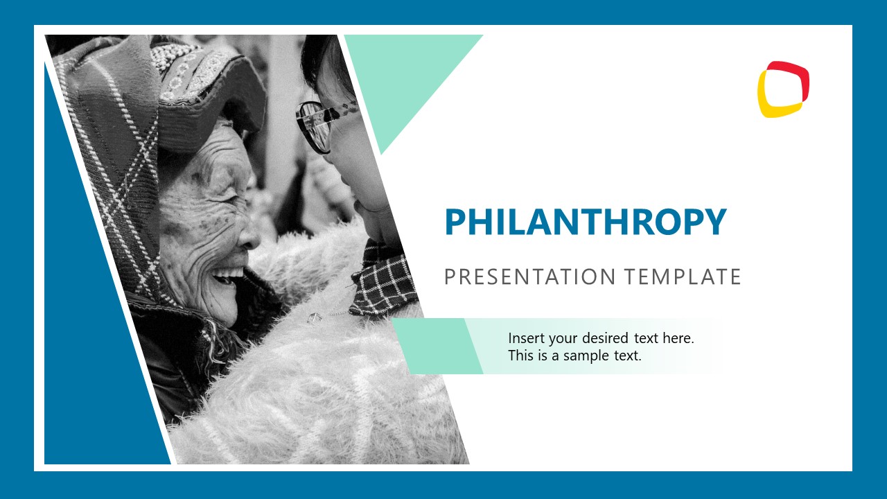 Title Slide - Philanthropy Presentation Template