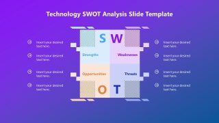 Rectangular Shape Slide - Technology SWOT Presentation 