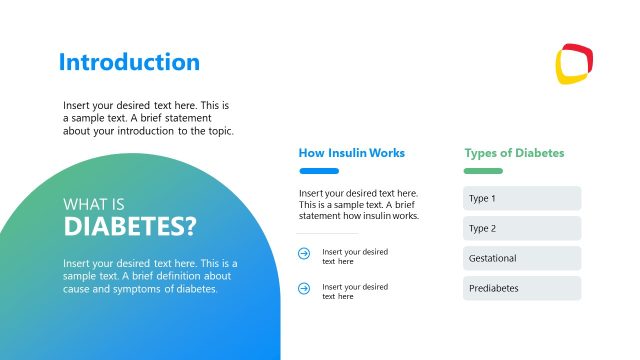 Diabetes Introduction Slide Template