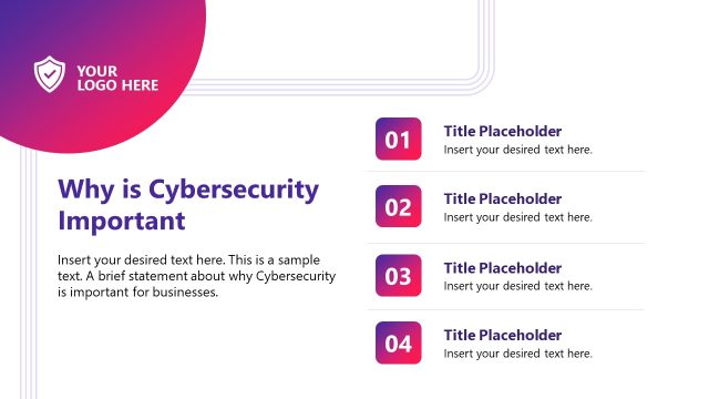 Customizable Cybersecurity Template PPT Template