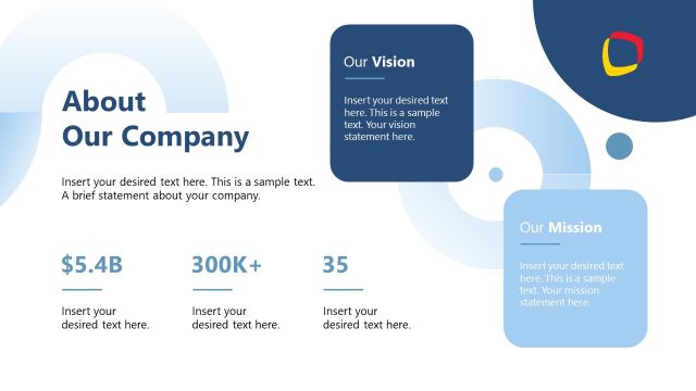 About Our Company Slide – Business Company Profile Template