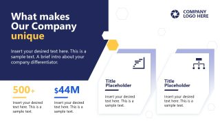 Company PPT Template - Unique Value Proposition Slide Layout