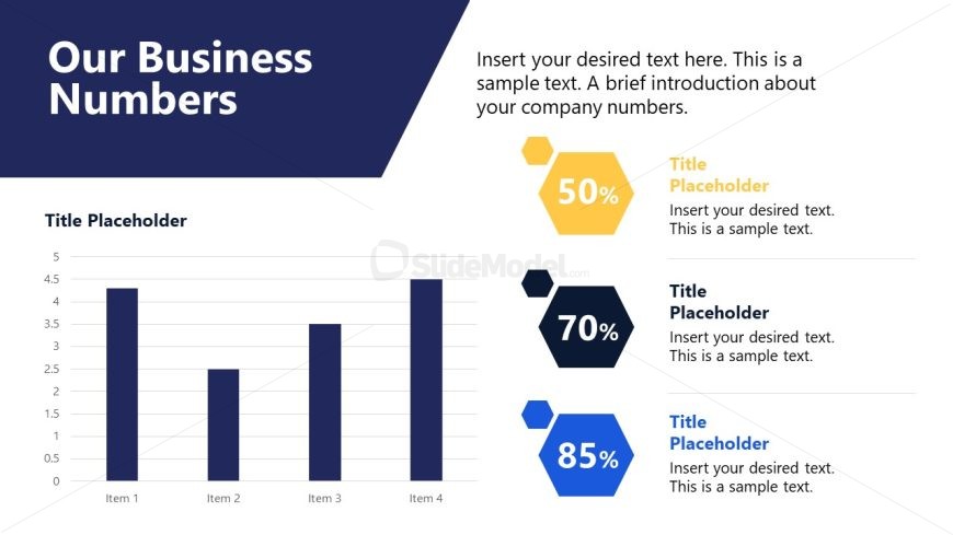 Statistical Data Presentation for Company Profile Showcase