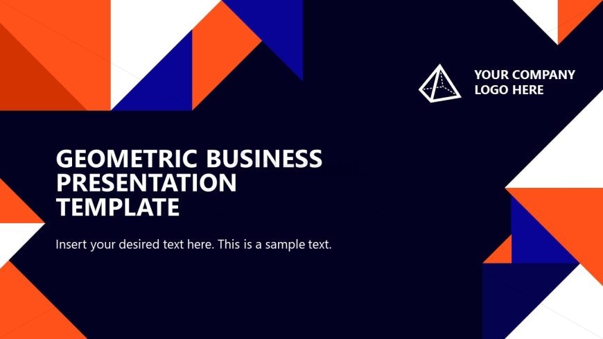 Editable Geometric Business PPT Template