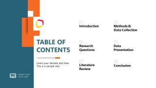 Editable Research Paper PPT Template