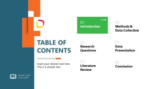 Customizable Research Paper PPT Template