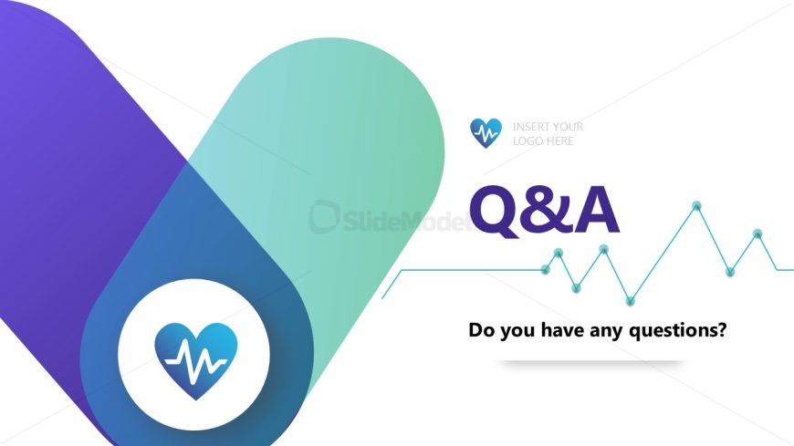 Q&A PPT Template Slide - Cardiology Presentation 