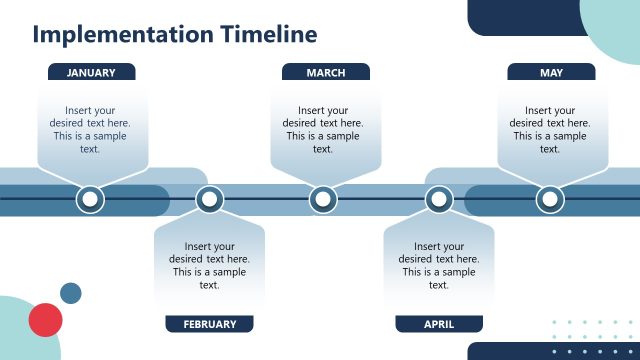 Problem Solving Template – Implementation Timeline Slide