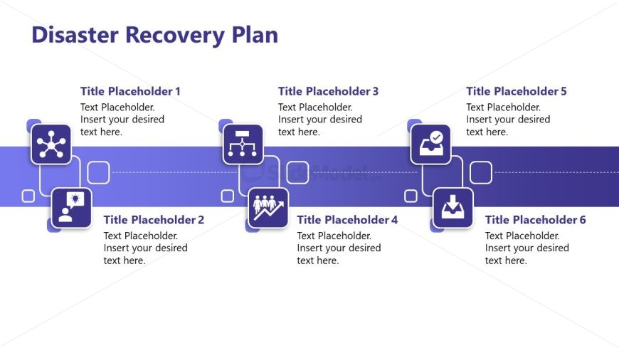 Horizontal Timeline PowerPoint Slide 