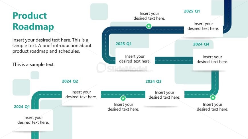 PowerPoint Slide for Product Roadmap