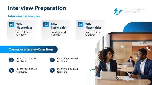 Interview Preparation PowerPoint Slide