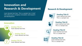 Research & Development Presentation Template Slide 