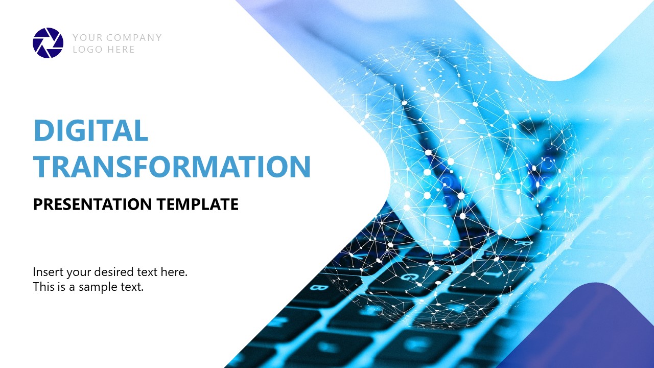 Digital Transformation - Title Slide 