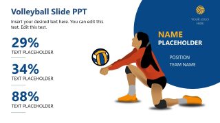 Volleyball PowerPoint Slide 