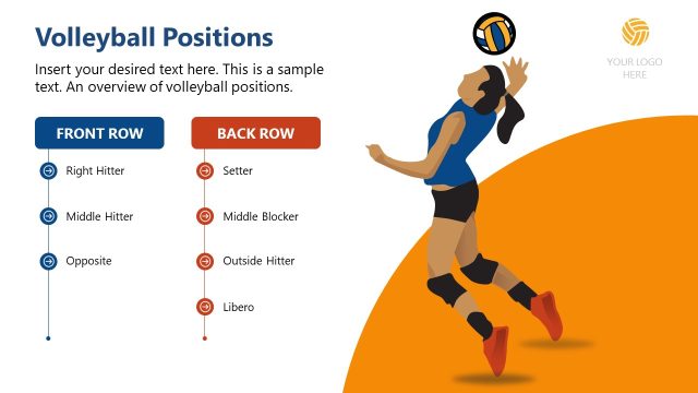 Volleyball Sports PPT Template