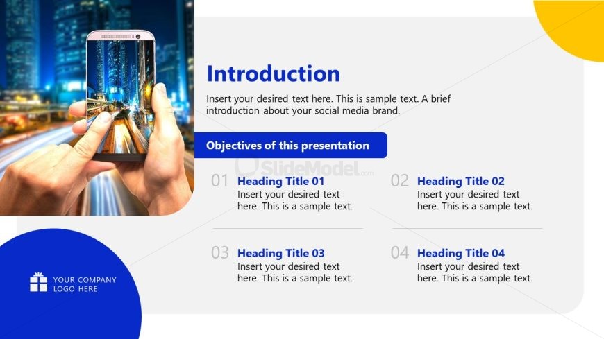 Customizable Brand Social Media Kit PPT Template
