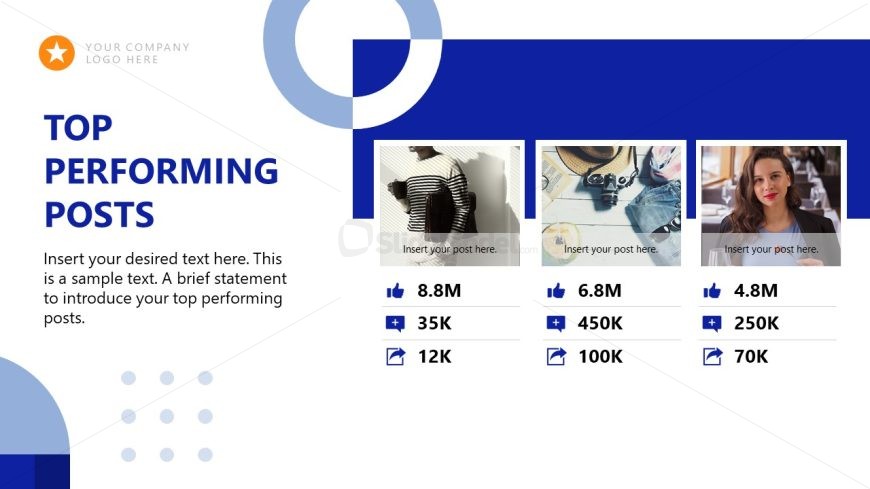 Influencer Social Media Kit Template for PowerPoint