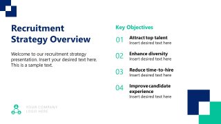 PowerPoint Slide for Recruitment Strategy Template 