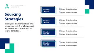 Recruitment Strategy Template for Presentation 