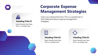 Corporate Expense Management PPT Template Slide 