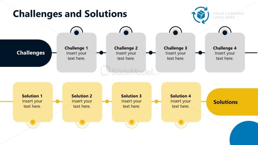 Challenges and Solutions Presentation Template Slide