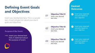 Corporate Event Planning Template for Presentation 