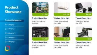 Editable Product Catalog Template Slide 