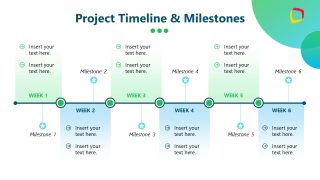 Creative Project Timeline Slide - Graphic Design Proposal