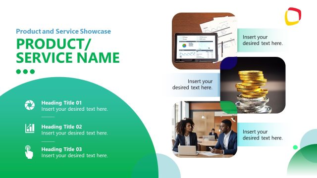 Product/Service Showcase Slide
