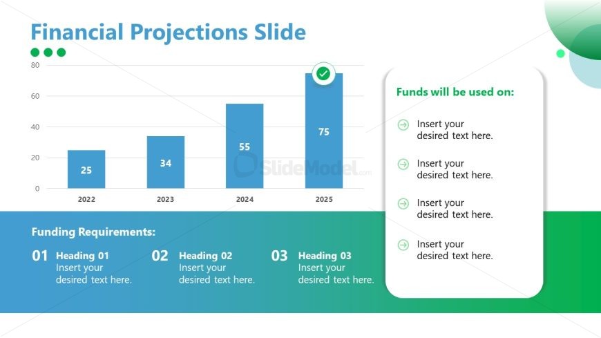 Financial Projections Presentation Template Slide 