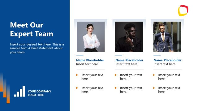 Meet Our Expert Team – Growth Strategy Template