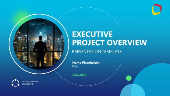 Executive Project Overview PowerPoint Template