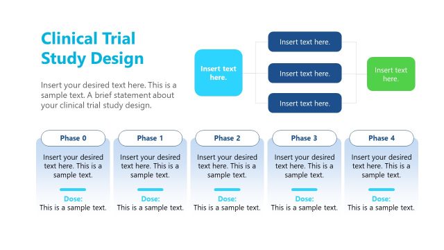 Customizable Clinical Trial Study Design Slide