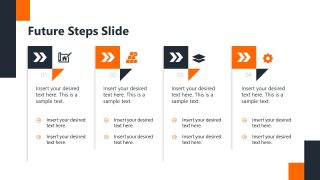 Construction Project Template Slide for Future Steps Presentation 
