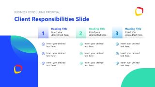 Engaging Slide for Client Responsibility Presentation