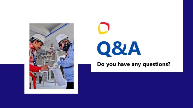 Q&A Slide for PowerPoint – Construction Proposal Template