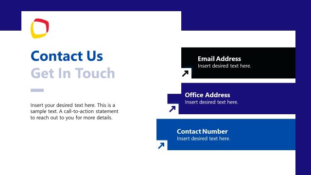 Contact Us Slide – Construction Proposal Template