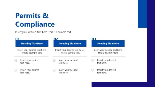 Permits & Compliance PPT Template