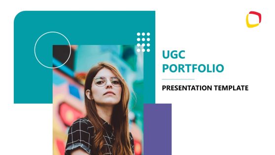 Editable UGC Portfolio PPT Template 