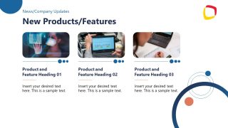 Daily Product Team Updates Template Slide