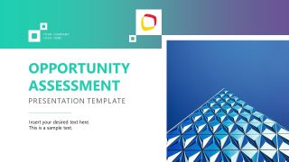 Title Slide for Opportunity Assessment Template 