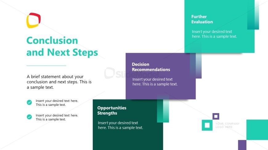 Next Steps Presentation PPT Slide