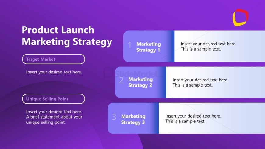 Product Launch Marketing Strategy Slide Template