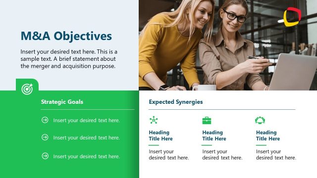 M&A Objective PPT Slide