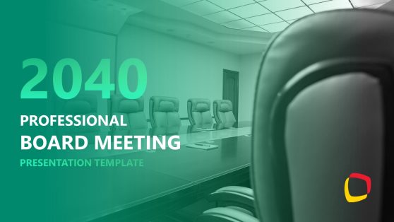 Professional Board Meeting Presentation Template