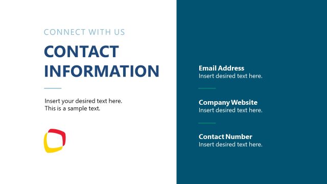 Contact Information – Board Meeting PowerPoint Slide