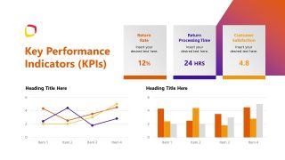 Creative KPIs Slide for Reverse Logistics Presentation