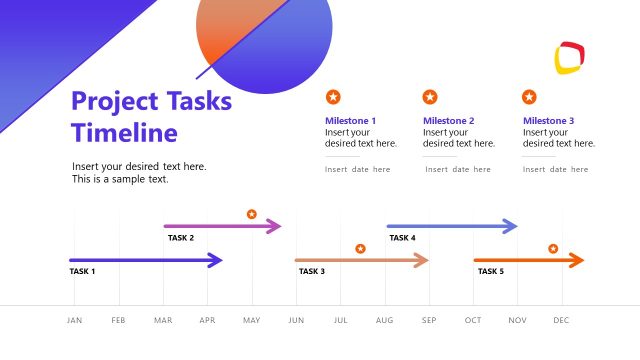 Timeline & Project Tasks Presentation Slide