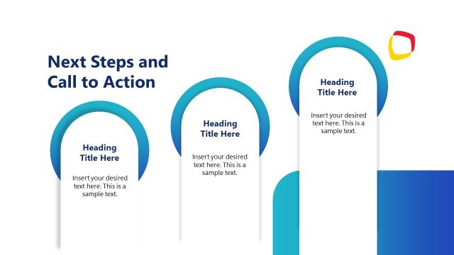 Next Steps & CTA Slide – Change Management Project Slide