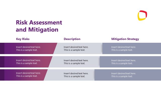 Risk Assessment & Mitigation Slide – Process Improvement Project Presentation